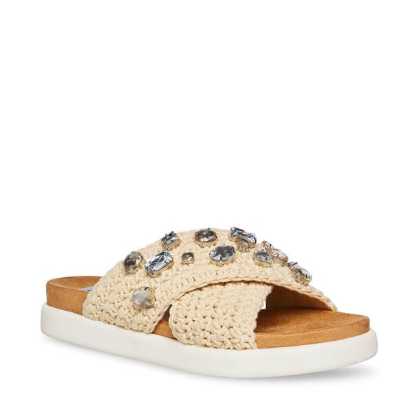 Steve Madden Amandy Natural Sandalet Kadın Bej Rengi Renkli | SM-318WN