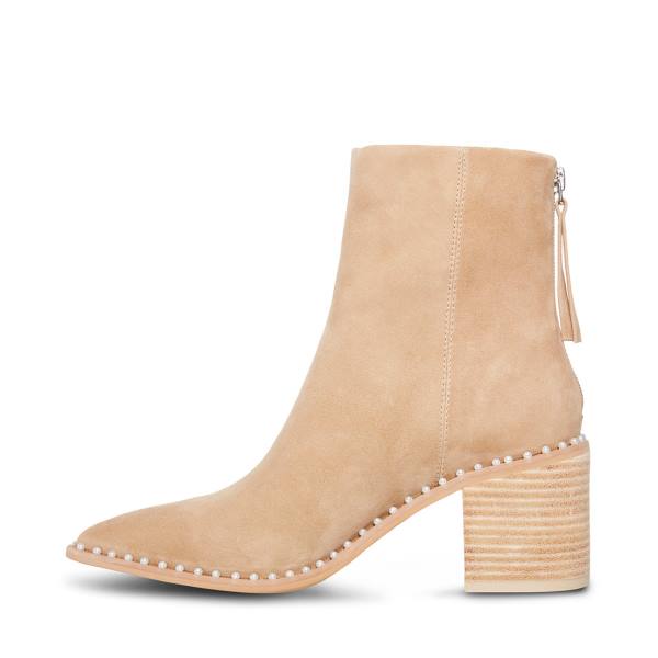 Steve Madden Aquarius Tan Süet Bot Kadın Kahverengi | SM-068CJ