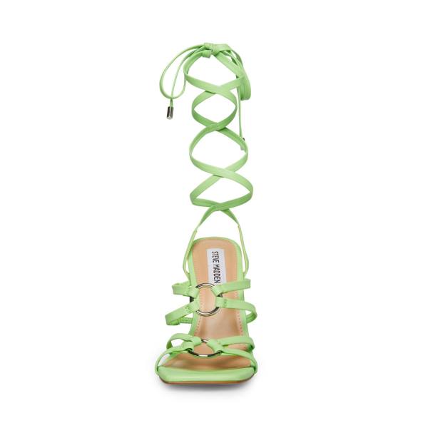 Steve Madden Bella Lime Heel Topuklu Ayakkabı Kadın Açık Yeşil | SM-381DC