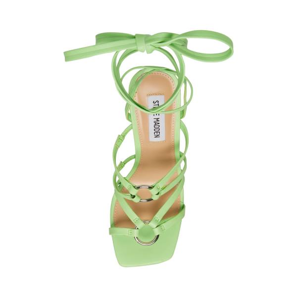 Steve Madden Bella Lime Heel Topuklu Ayakkabı Kadın Açık Yeşil | SM-381DC