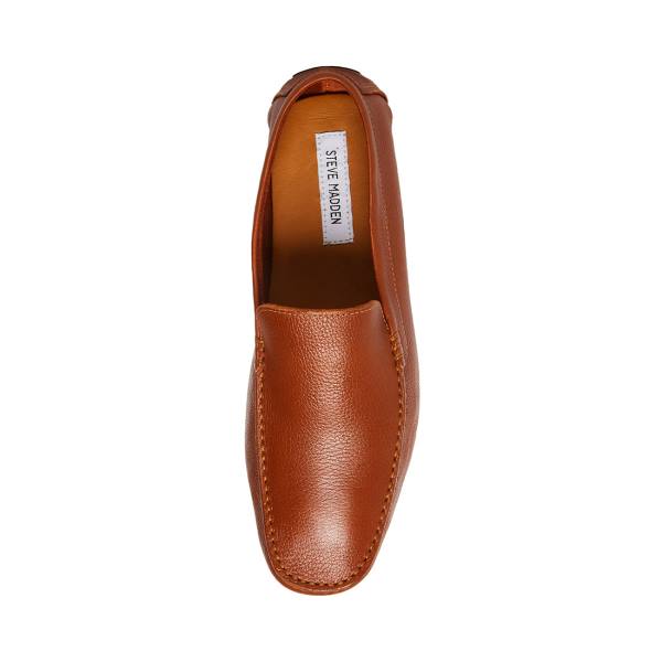 Steve Madden Bergamo Tan Deri Loafer Ayakkabı Erkek Kahverengi | SM-923KT