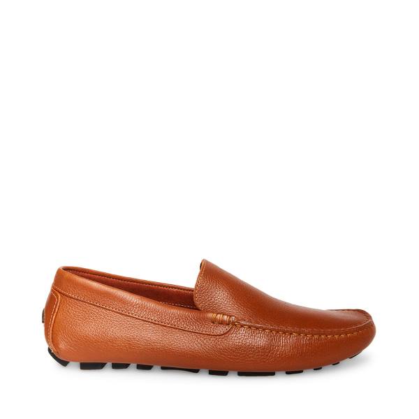 Steve Madden Bergamo Tan Deri Loafer Ayakkabı Erkek Kahverengi | SM-923KT