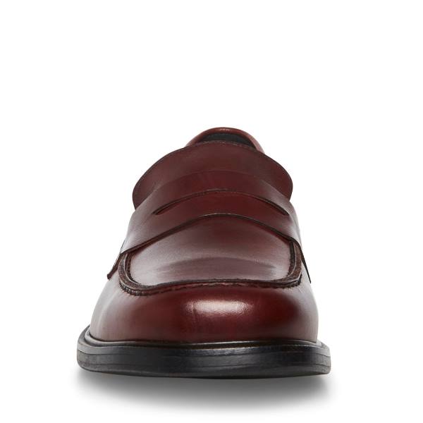 Steve Madden Brookline Burgundy Loafer Ayakkabı Erkek Bordo | SM-402DS