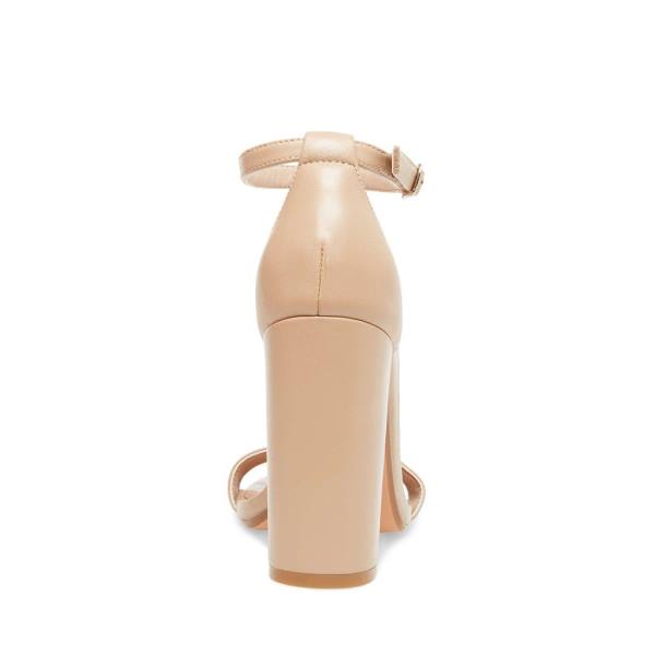 Steve Madden Carrson Blush Deri Heel Topuklu Ayakkabı Kadın Pembe | SM-659WO