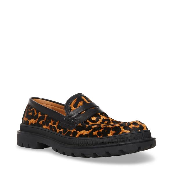 Steve Madden Charles Leopard Loafer Ayakkabı Erkek Leopar | SM-198FC