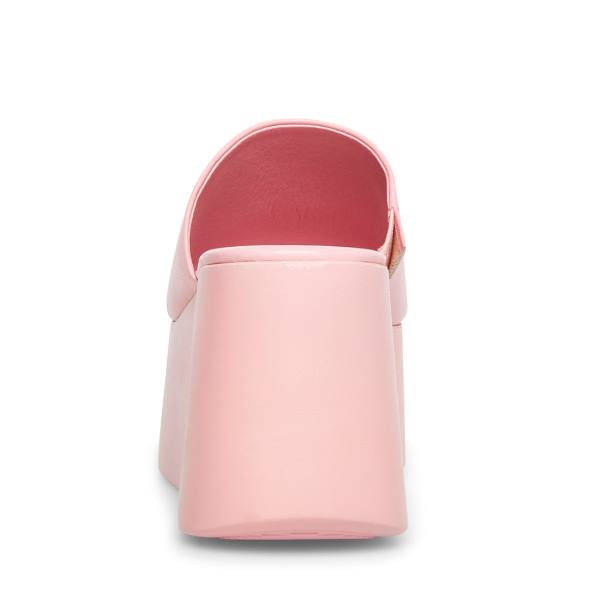 Steve Madden Christa Deri Sandalet Kadın Pembe | SM-860CK