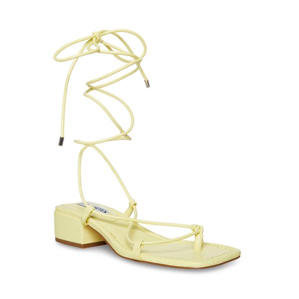 Steve Madden Claremont Sandalet Kadın Sarı | SM-813TW