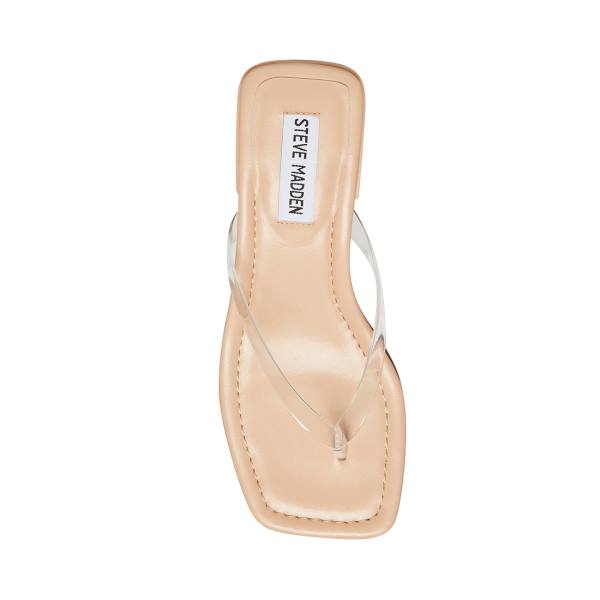 Steve Madden Claudette Sandalet Kadın Clear | SM-958TP