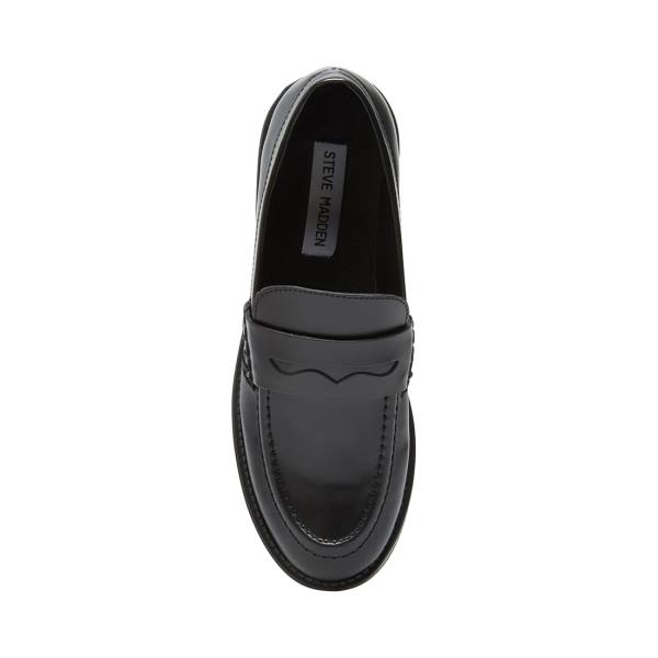 Steve Madden Crew Box Loafer Ayakkabı Kadın Siyah | SM-482FA