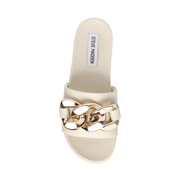 Steve Madden Delay Bone Sandalet Kadın Bej Rengi | SM-374EM