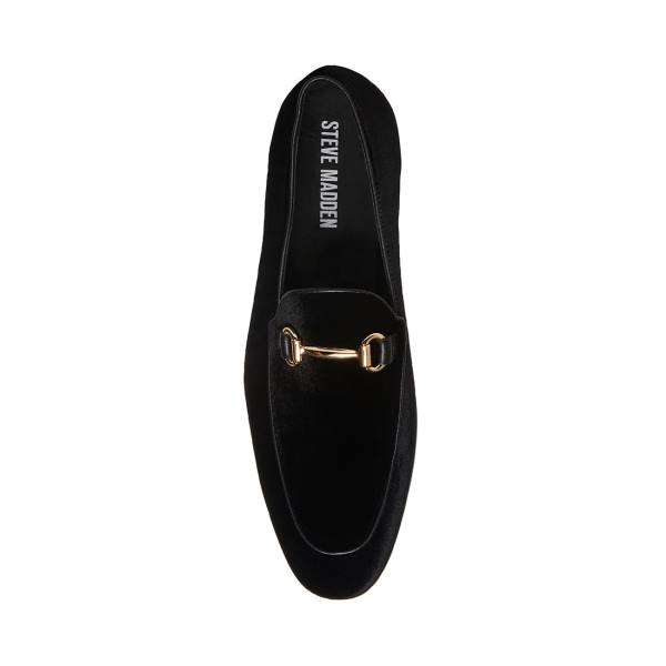 Steve Madden Diego-v Velvet Loafer Ayakkabı Erkek Siyah | SM-419SM