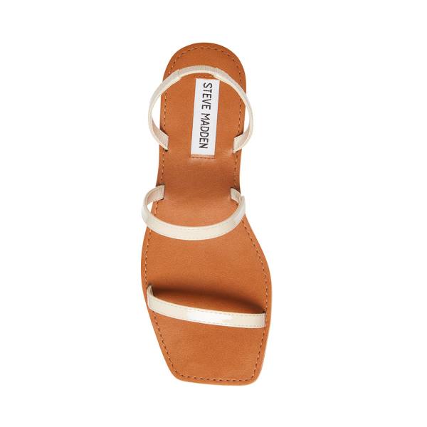 Steve Madden Direct Bone Rugan Sandalet Kadın Bej Rengi | SM-082KV