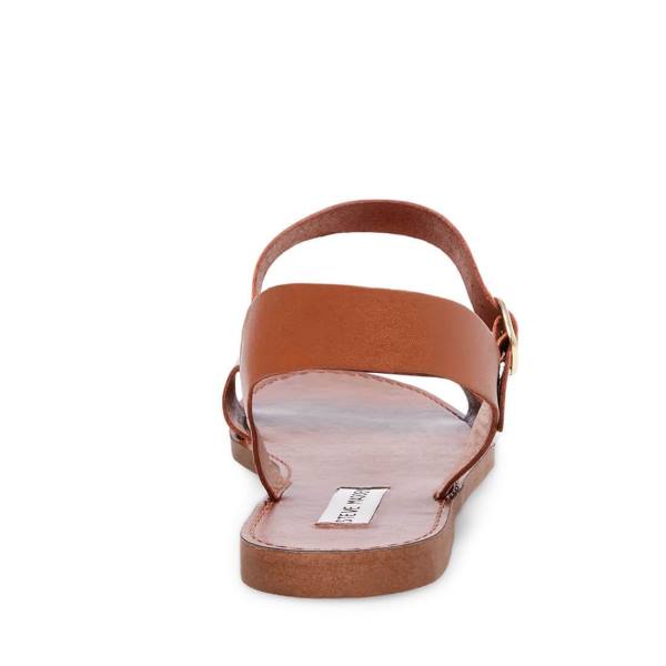 Steve Madden Donddi Tan Deri Sandalet Kadın Kahverengi | SM-637ZV