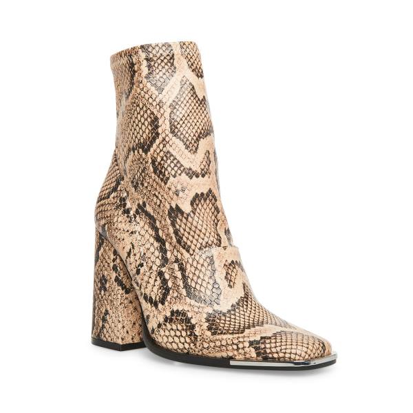 Steve Madden Excess Natural Snake Bot Kadın Bej Rengi Yılan | SM-370CG