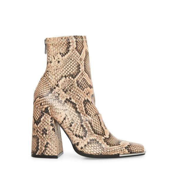 Steve Madden Excess Natural Snake Bot Kadın Bej Rengi Yılan | SM-370CG