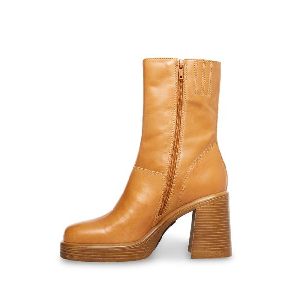 Steve Madden Fantsie Tan Deri Bot Kadın Kahverengi | SM-286LU