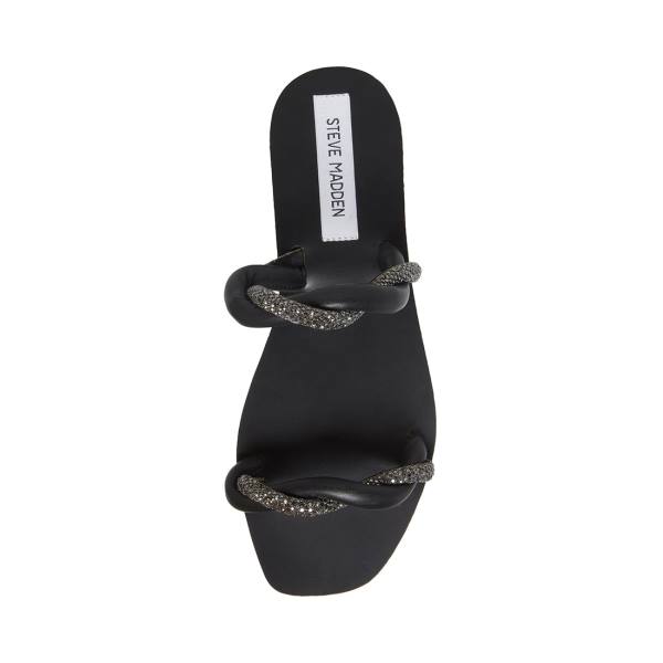 Steve Madden Flipped Sandalet Kadın Siyah Renkli | SM-230SK