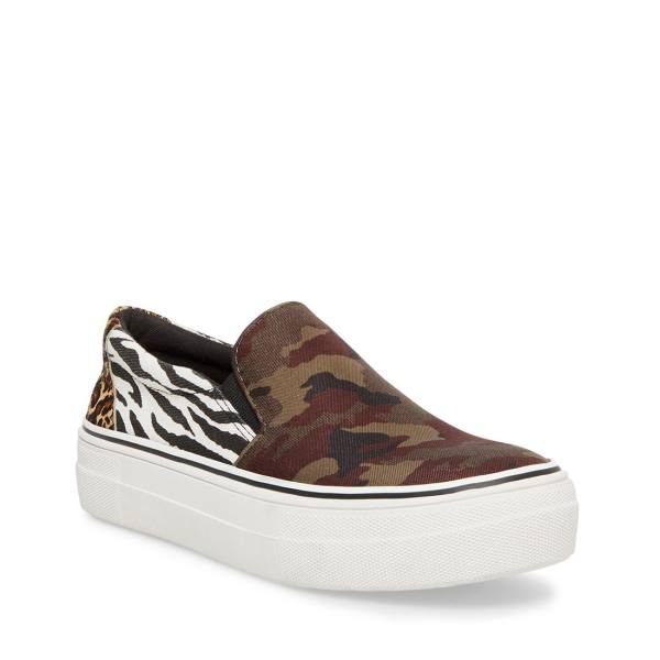 Steve Madden Getaway Camo Spor Ayakkabı Kadın Camo Renkli | SM-804XM