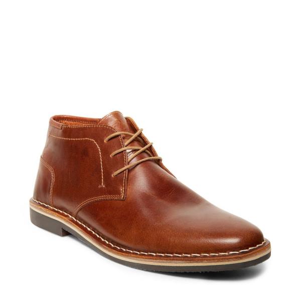 Steve Madden Harken Cognac Deri Çizme Erkek Kahverengi | SM-896JY