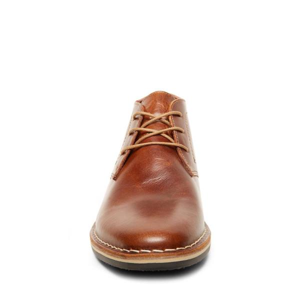 Steve Madden Harken Cognac Deri Çizme Erkek Kahverengi | SM-896JY