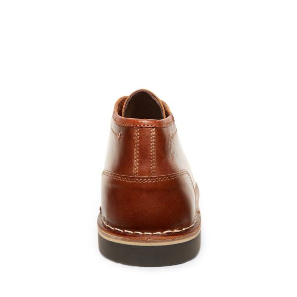 Steve Madden Harken Cognac Deri Çizme Erkek Kahverengi | SM-896JY