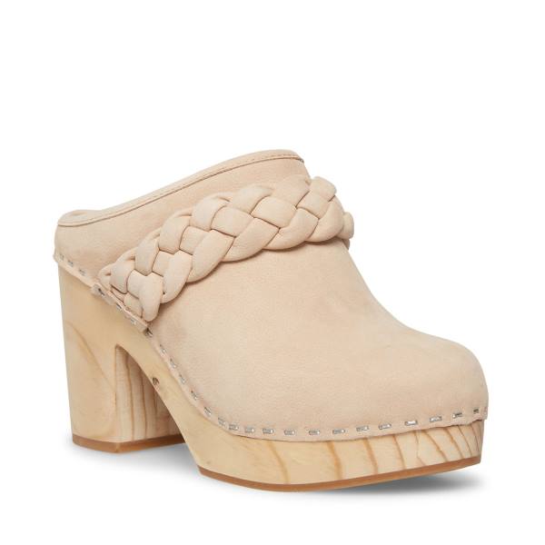 Steve Madden Highland Tan Nubuck Heel Topuklu Ayakkabı Kadın Kahverengi | SM-205DZ