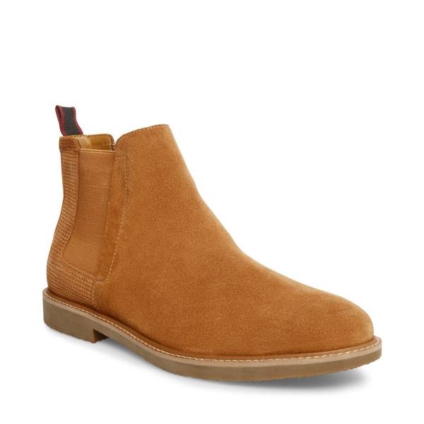 Steve Madden Highlyte Tan Süet Çizme Erkek Kahverengi | SM-752XZ