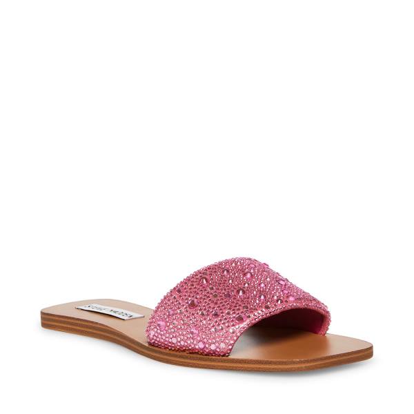 Steve Madden Iselle Sandalet Kadın Pembe Renkli | SM-629TM