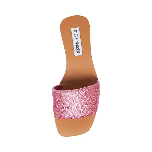 Steve Madden Iselle Sandalet Kadın Pembe Renkli | SM-629TM