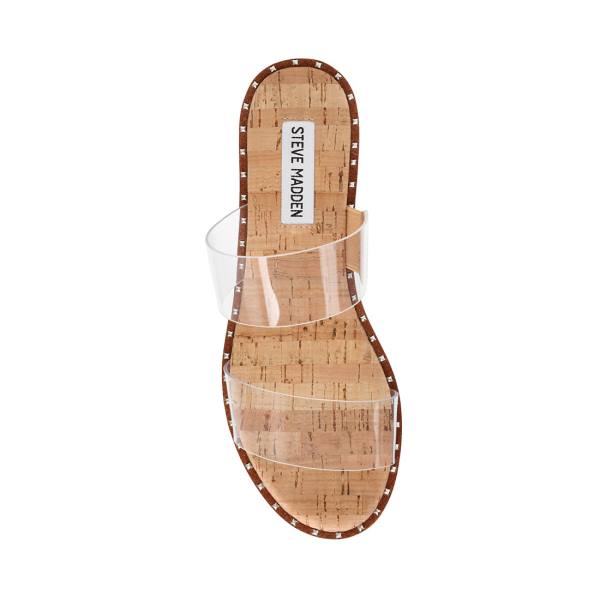 Steve Madden Ivara Sandalet Kadın Clear | SM-813KI