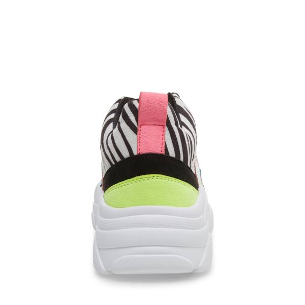 Steve Madden Jantonia Zebra Spor Ayakkabı Çocuk Renkli | SM-758SQ