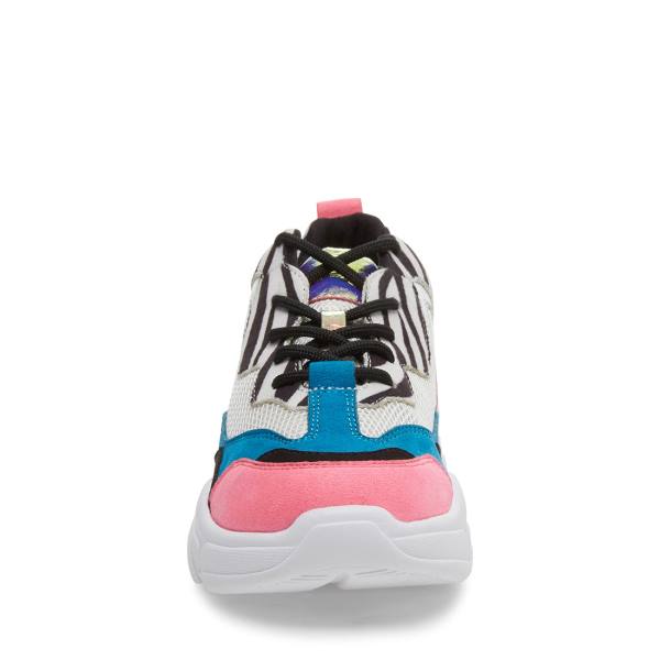 Steve Madden Jantonia Zebra Spor Ayakkabı Çocuk Renkli | SM-758SQ