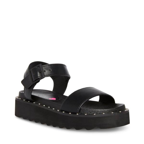 Steve Madden Jdariaa Sandalet Çocuk Siyah | SM-927MT