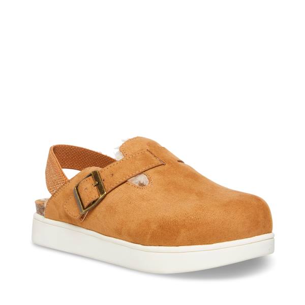 Steve Madden Jfade Tan Terlik Çocuk Kahverengi | SM-264AL