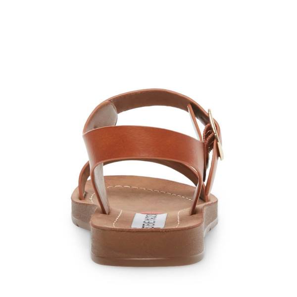 Steve Madden Jprobler Cognac Sandalet Çocuk Kahverengi | SM-249HS