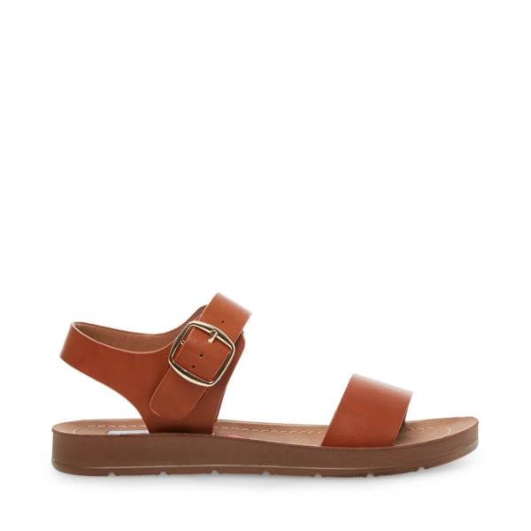 Steve Madden Jprobler Cognac Sandalet Çocuk Kahverengi | SM-249HS