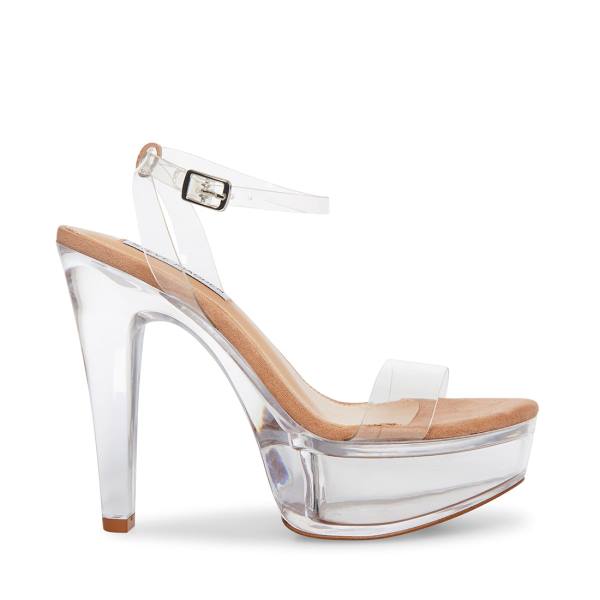 Steve Madden Julien Heel Topuklu Ayakkabı Kadın Clear | SM-450WN