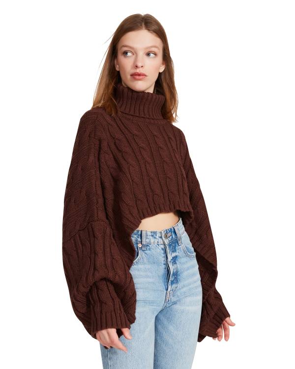 Steve Madden Kazak Poncho Üstler Kadın Kahverengi | SM-053CV