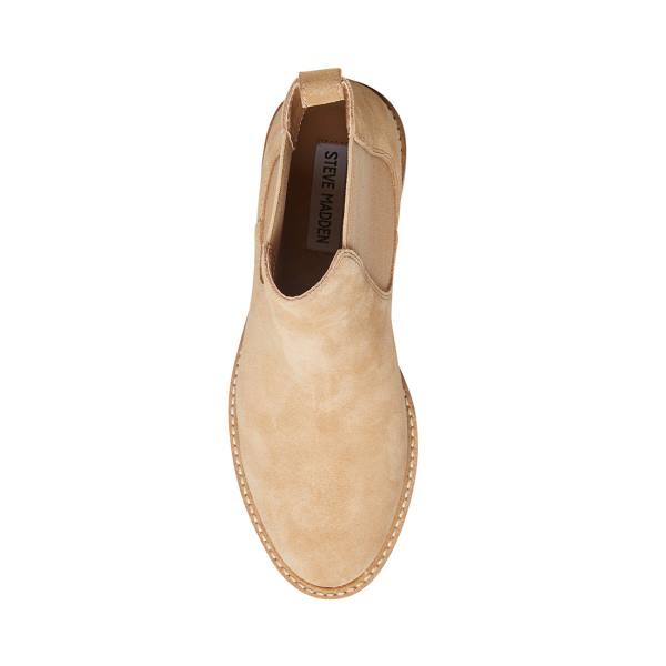 Steve Madden Leopold Tan Süet Bot Kadın Kahverengi | SM-896OK