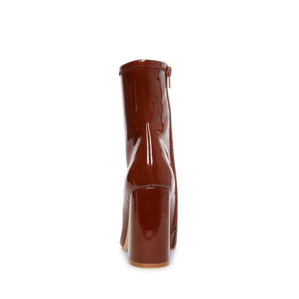 Steve Madden Lynden Cognac Bot Kadın Koyu Kahverengi | SM-384PE