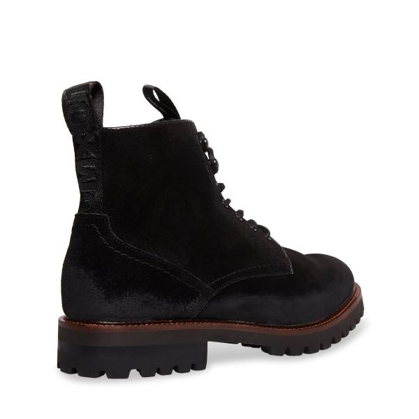 Steve Madden Mackee Süet Çizme Erkek Siyah | SM-264TX