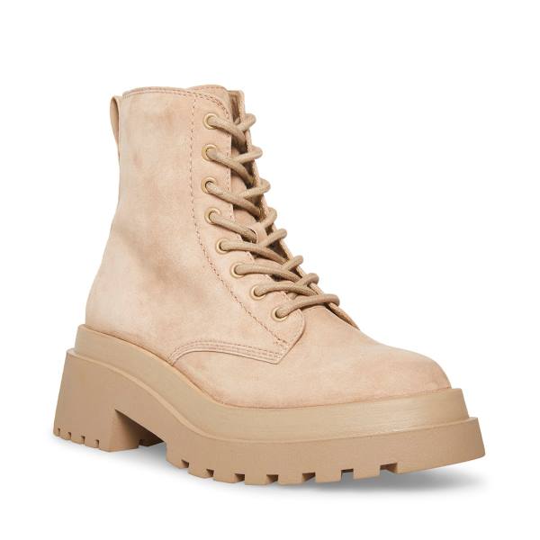 Steve Madden Malvina Taupe Süet Bot Kadın Gri Kahverengi | SM-984US