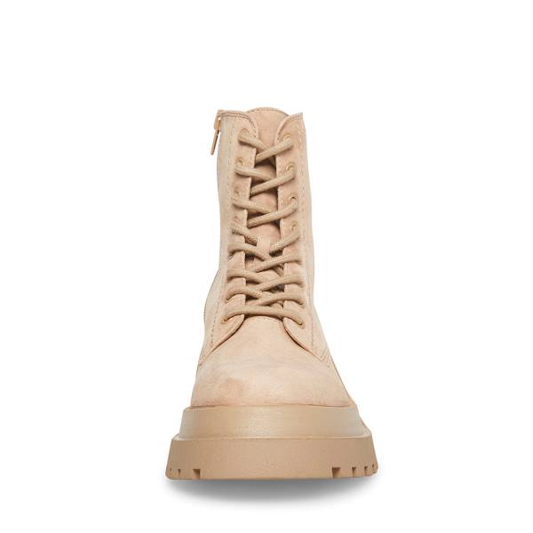 Steve Madden Malvina Taupe Süet Bot Kadın Gri Kahverengi | SM-984US