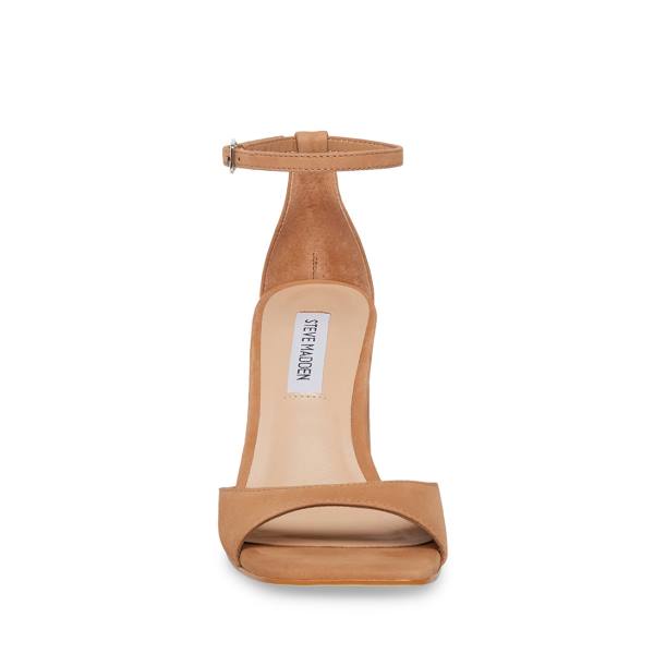 Steve Madden Margot Camel Nubuck Heel Topuklu Ayakkabı Kadın Kahverengi | SM-310VK