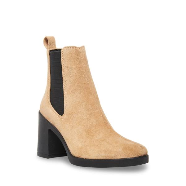 Steve Madden Match Taupe Süet Bot Kadın Gri Kahverengi | SM-956KA