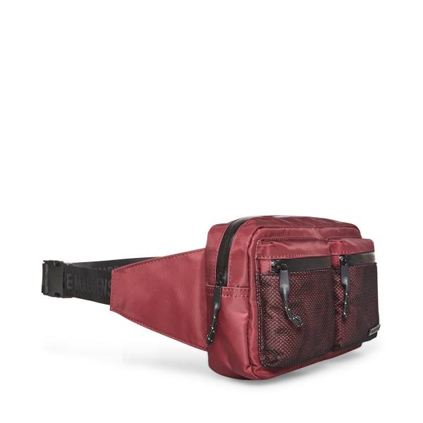 Steve Madden Mesh Fanny Pack Burgundy El Çantası Kadın Bordo | SM-318WV