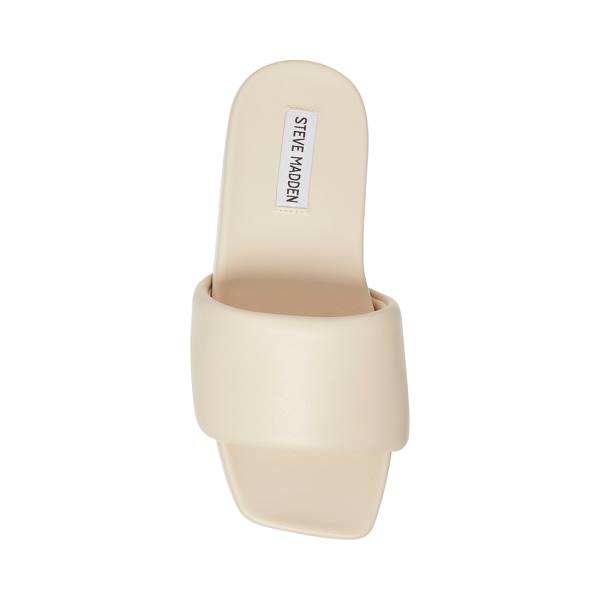 Steve Madden Mosy Bone Sandalet Kadın Bej Rengi | SM-345ZI