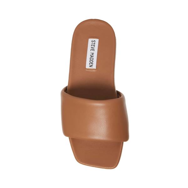 Steve Madden Mosy Mocha Sandalet Kadın Bej Rengi | SM-968KU