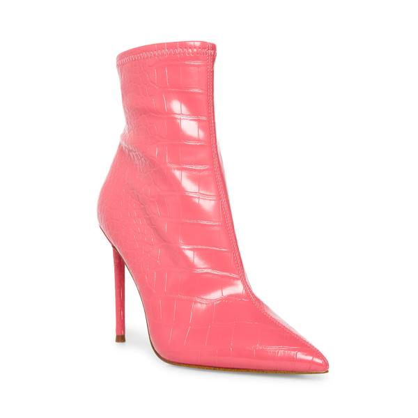 Steve Madden Posse Crocodile Bot Kadın Pembe | SM-389WD