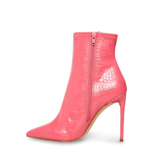 Steve Madden Posse Crocodile Bot Kadın Pembe | SM-389WD